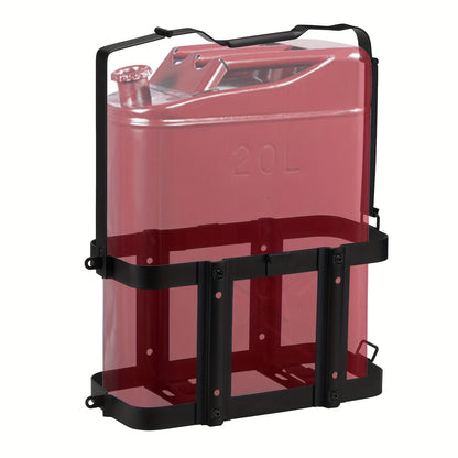 5 Gallons (20L) Fuel Storage Container Can Holder Mount, Jerry Can Mounting Holders, Lockable Mounting Bracket for Camping, RV, Motorcycle, And Overlanding, solely for Metal NATO Style, Gas Can Mount Rack, solely Rack