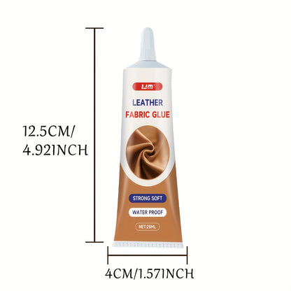 KJM Heavy-Duty & Fabric Repair Glue – Invisible, Washable, No Residue – Strong Adhesive for Car Seat, Sofa, Clothing, Shoe & Jacket Mending – Professional-Grade Instant Fix (No Tools/Easy Application) – Multi-Purpose Glue Stick