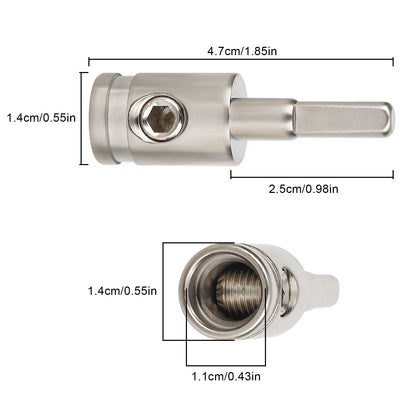 4pcs Amp Input Reducer, 4 Gauge to 8 Gauge Car Audio Wire Terminal Blocks, Good Conductivity, High Hardness, for Car Auto