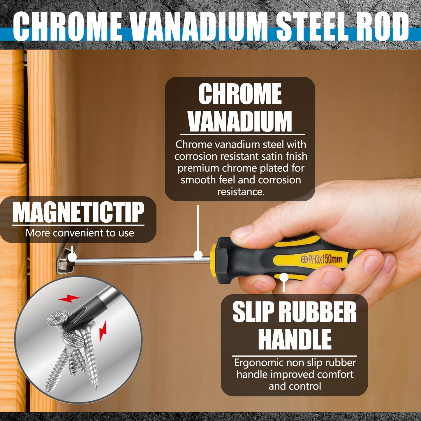 [Precision Screwdriver Set] 43/83/88Pcs Chrome Vanadium Steel Magnetic Screwdrivers Set, Slotted Hex Torx Bits Precision Screwdriver Rod Set, Professional, Durable, Durable Storage Case, Precision Screwdriver Set For Tools For Men