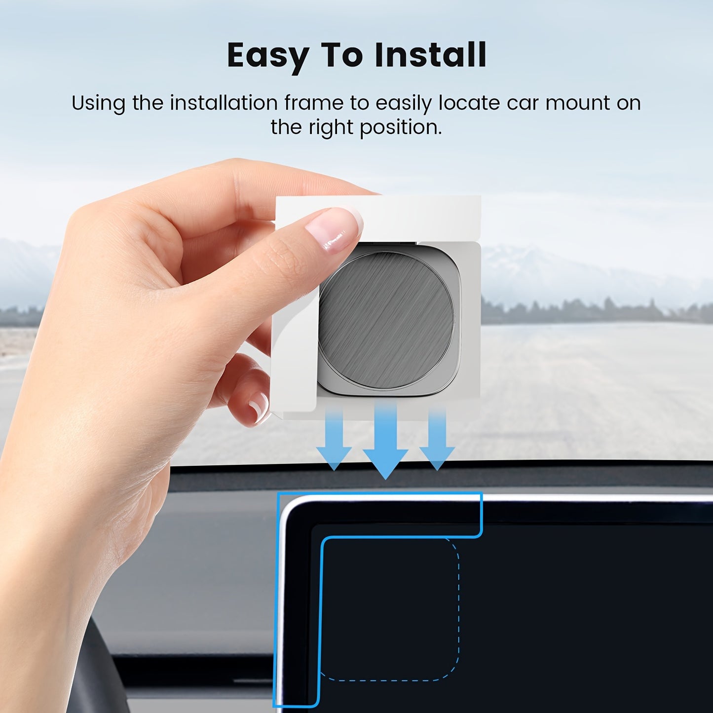 Upgraded Model of for Tesla Magnetic Car Holder - T4