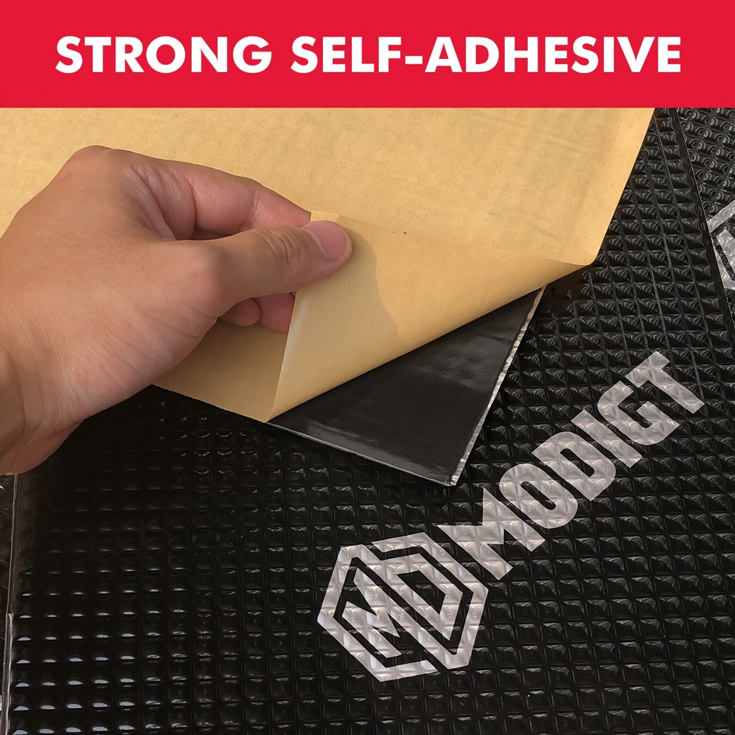 10pcs Butyl Sound Deadener Mat, Noise Insulation And Vibration Dampening Material, Thermal Heat Shield Insulation Noise Reduce Mat Self-adhesive, Cars Hood Firewall Door Trunk Sound Deadening Pad For Car, SUV, Camper, Pickup, Van, Truck, RV