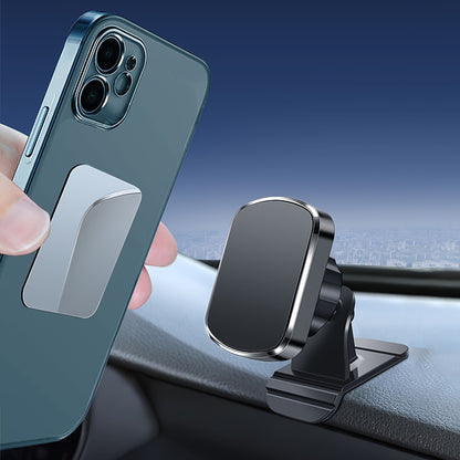 Magnetic Adhesive Bracket for Holding Mobile Phones in Cars, Designed for Center Console Use