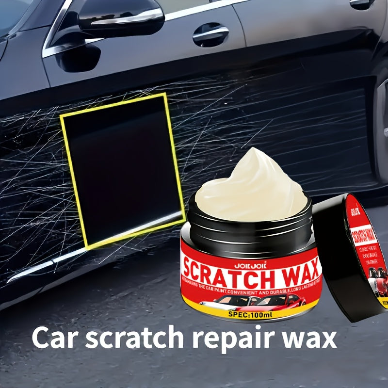 Car Scratch Repair Wax, Upgraded Car Paint Scratch Removal Suit-polishing and Waxing Repair Cream, Recovery Scratch Repair Cream