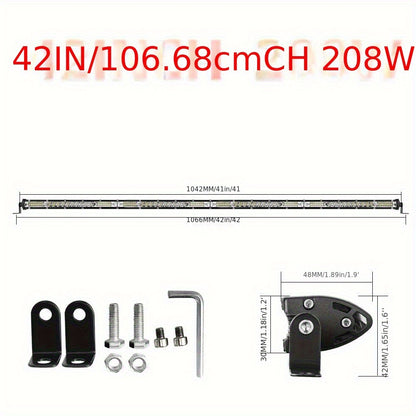 30Inch 20Inch Led Work Light Bars - Bright, Durable for Pickups, Atvs, Utvs, Suvs & Boats Off Road, Without Battery