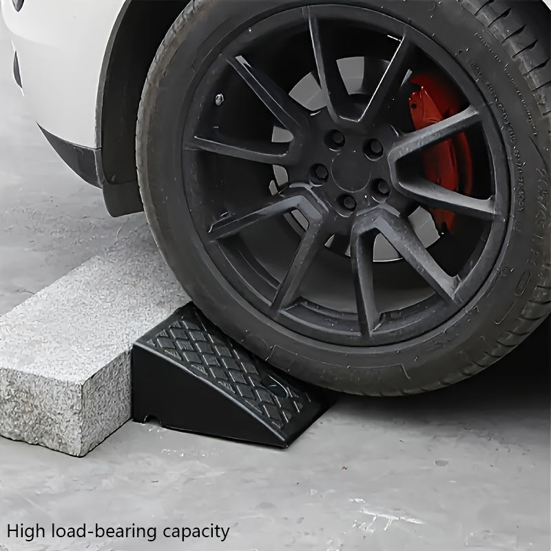 2pcs Car Sidewalk Ramp - Portable Threshold Ramp, Suitable for Sidewalks, Cars, Wheelchairs And Pet Mowing - Ideal for Homeowners And People with Mobility Issues - Outdoor Use - Great Gift for Seniors And Pet Owners