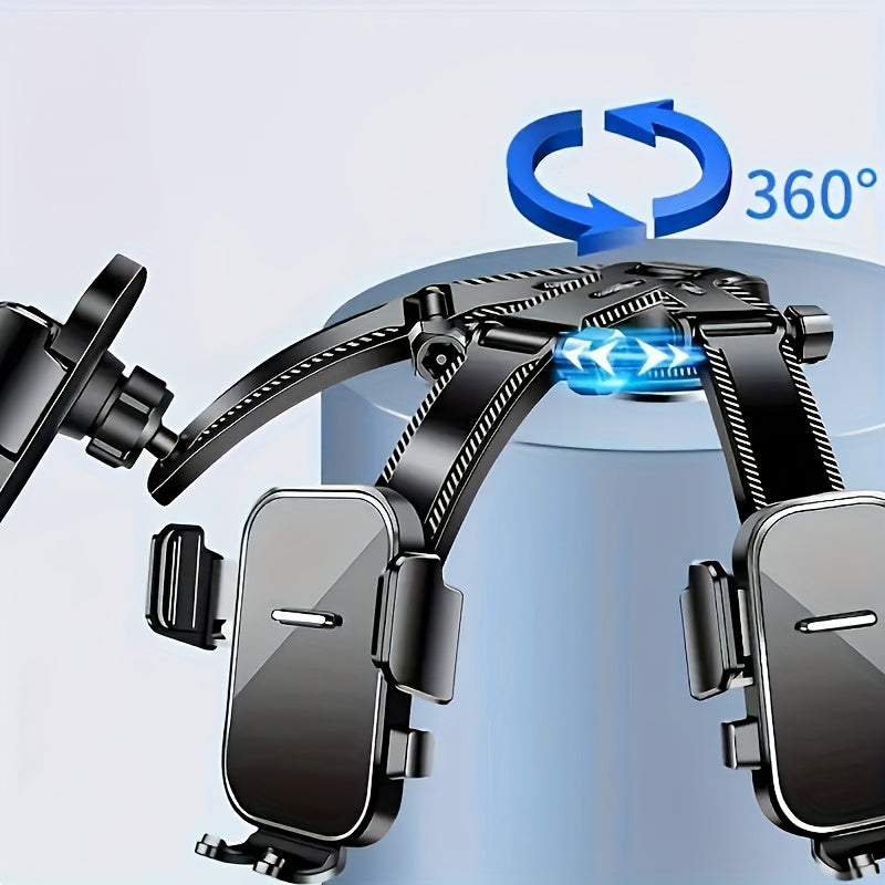 An Upgraded Version of a Chic Model Car Phone Holder That Can Be Adjusted for Both Horizontal And Vertical Positions. This Universal Suction Cup Holder Is Stable for Car Navigation And Fits All Mobile Phones, Making It Perfect for Your Car Dashboard