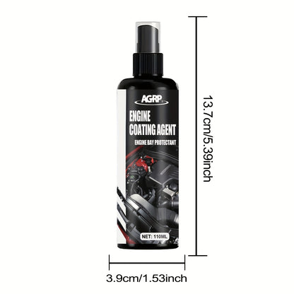 Engine Compartment Repair And Protection Spray: High-Gloss Protective Agent-To Improve The Brightness of The Plastic, Heat And UV Resistance, Long-Lasting Protective Coating
