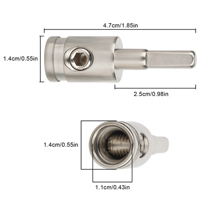 4pcs Amp Input Reducer, 4 Gauge to 8 Gauge Car Audio Wire Terminal Blocks, Good Conductivity, High Hardness, for Car Auto