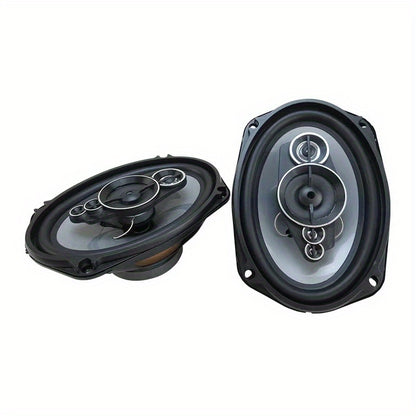 2pcs 6X9 inch1200W 5-way car mounted high fidelity full frequency coaxial speaker,preferred for modified vehicles Auto Audio Music Stereo Subwoofer Full Range Frequency,car stereo speakers,car door speakers