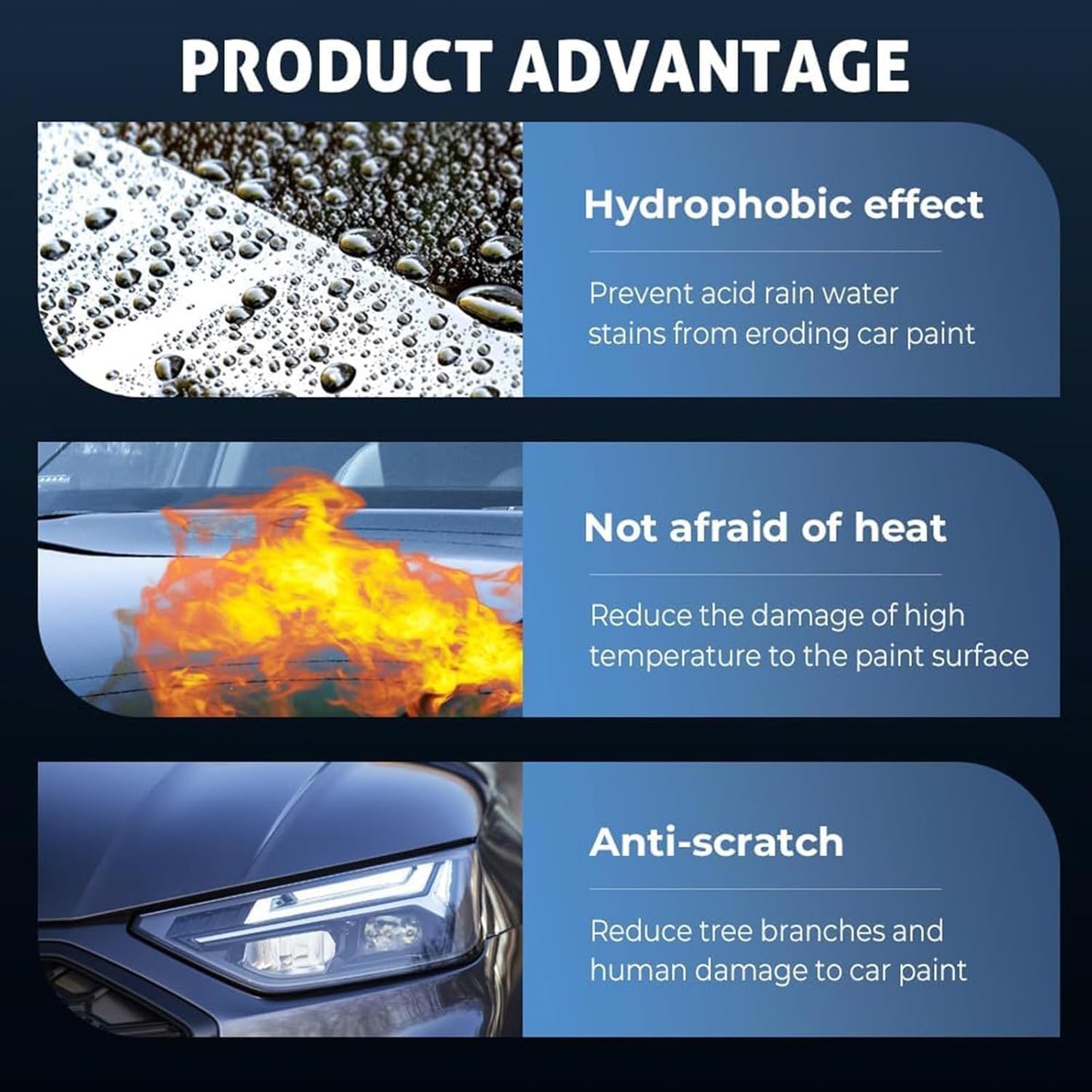 16.03oz/20.29oz/ 32.06oz/40.58oz/48.08oz Quick Effect Car Coating Spray, Waterless Wash Polish, Paint Protection And Glass Cleaner- Suitable for All Vehicle, Car Maintenance Supplies, Car Accessories, Shiny Car Stuff