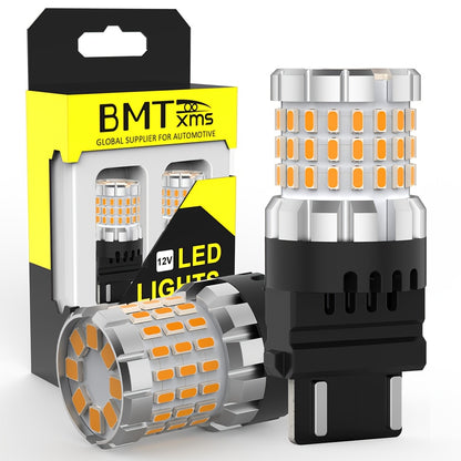 2pcs 3157 3156 3057 4114 4157 P27/7W for Brake Light Bulbs Stop Tail Parking Lights Bulbs Reverse Lights Bulbs Backup Bulbs Turn Signal Bulbs DRL Light Bulbs White Red Amber Yellow Super Bright