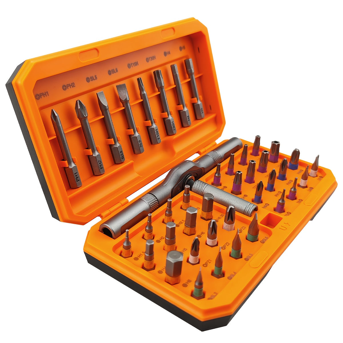 42in 1 Magnetic Screwdriver Set, DIY Ratchet Mini Screwdriver Set, Removable Self-assembly Precision Screwdriver Kit, Magnetic DIY Precision Tool Kit for PC Mobile Watch Bicycle