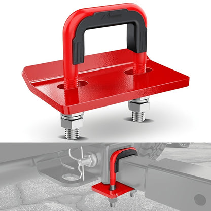1pc/2pcs 2 Inch Trailer Hitches Hitch Mount Anti Rattle Heavy Duty Steel with Rubber Anti-Rust Triple Protective Matte Trailer Hitch Tightener Hitch Tightener Anti Rattle Stabilizer Black Red Green Blue