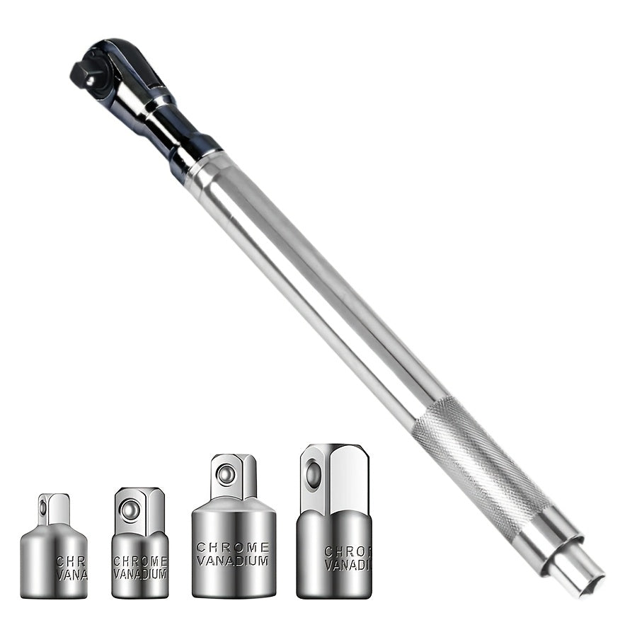 [3-In-1 Impact Wrench] 1/2" Offset Extension Wrench for Impact Drills, Ratchet Extended Wrench, Electric Extended Wrench, 3-In-1 Impact Wrench Extender, Suitable for Confined Spaces