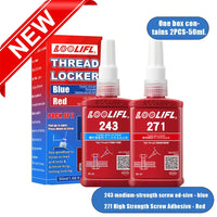 1 box of screw adhesive 243+9.16-1.69oz