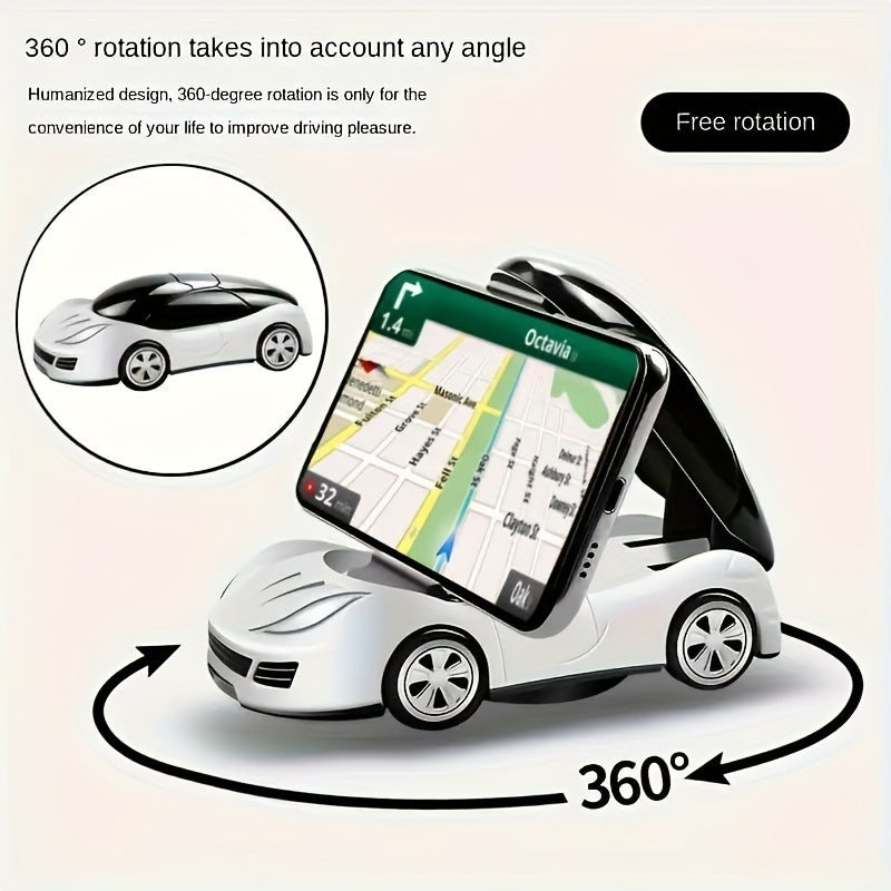 [360° Rotating] 2pcs Car Model Phone Holder Holder Foldable Car Dashboard Phone Holder 360° Rotating Universal Phone Holder Auto Parts