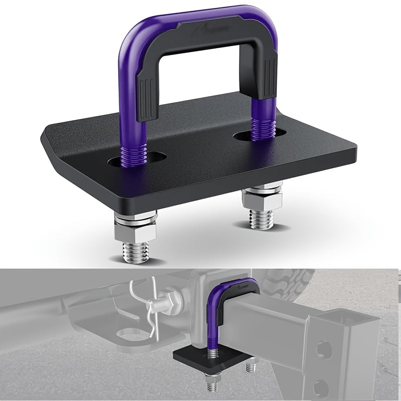 1pc/2pcs 2 Inch Trailer Hitches Hitch Mount Anti Rattle Heavy Duty Steel with Rubber Anti-Rust Triple Protective Matte Trailer Hitch Tightener Hitch Tightener Anti Rattle Stabilizer Black Red Green Blue