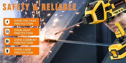 Portable Welder, 110V Handheld Welder with IGBT Inverter, 6-Level Adjustable Current, Portable Arc Welding Torch
