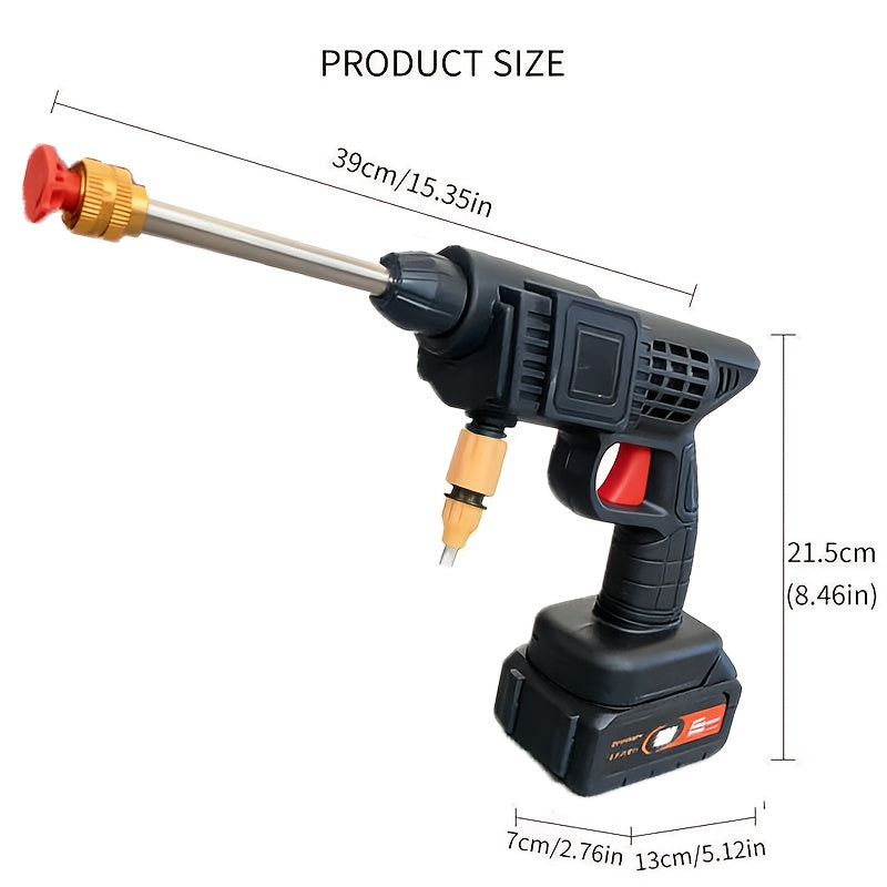This Portable Charging Car Wash Tool Breaks The Limits of Faucets And Is Ready to Use with Water. Suitable for Car Cleaning, Garden Watering, And Home Floor Cleaning, It Is Super Convenient to Carry Outdoors