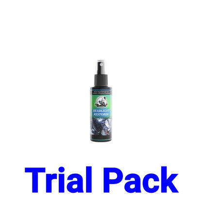 4.06oz Automotive Headlight Repair Kit - Quick Refurbishment Solution, No Polishing Required, Instantly Clear Cloudy Lenses, Enhances Visibility & Brightness, Easy-to-Use Restoration and Care Kit for Car Headlight Maintenance, Headlight Cleaner