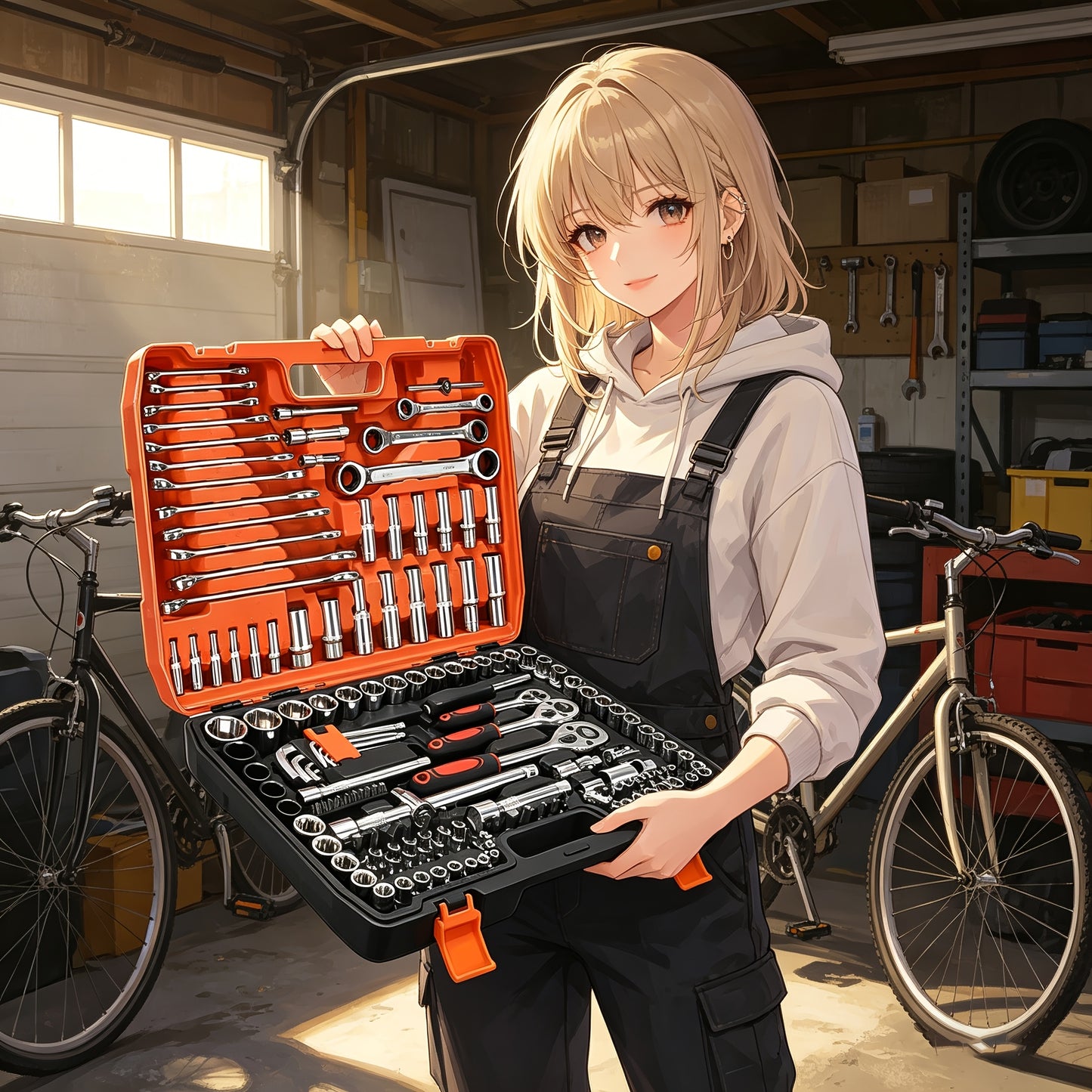 151 Professional Automotive Tool Kit - High-Quality Set for Repairing Cars, Bicycles, And Motorcycles - Compact, Portable, All-In-One Solution Featuring Ratchet Wrench And Multiple Screwdriver Sets, No Battery Included