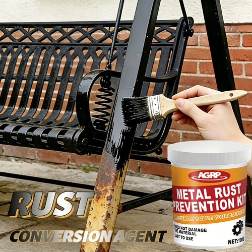Metal Rust Conversion Agent for Automotive Metal Surfaces. Suitable for Automotive Chassis, Frames, Door Frames, Wheel Hubs, and Other Metal Components. Provides Long-lasting Protection by Effectively Preventing Rust Formation and Creating a Stable