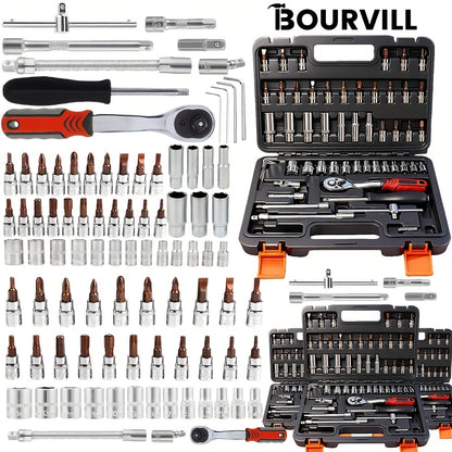 899/52pcs Professional Tool Set, Multi-functional Toolbox, Portable Design, For Home And Car Repair, A Tool Set For Enthusiasts And Professionals, A Gift For Friends, Local Shipping