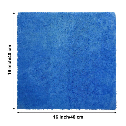 30pcs Edgeless Microfiber Plush Towels for Cars Detailing Drying Wash Polishing Towel Plush Absorbent Microfiber Plush Microfiber Cleaning Cloths for Cars, 500 GSM, 16 X 16 Inch(Dark Blue)