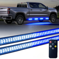 Two-color Light-White Blue