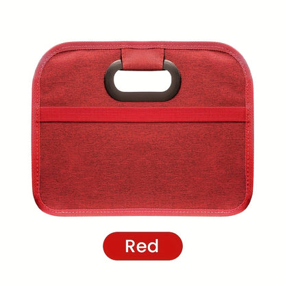 Portable, Durable, Foldable Car Storage Box with Handle - Suitable for All Cars, SUVs, and Minivans