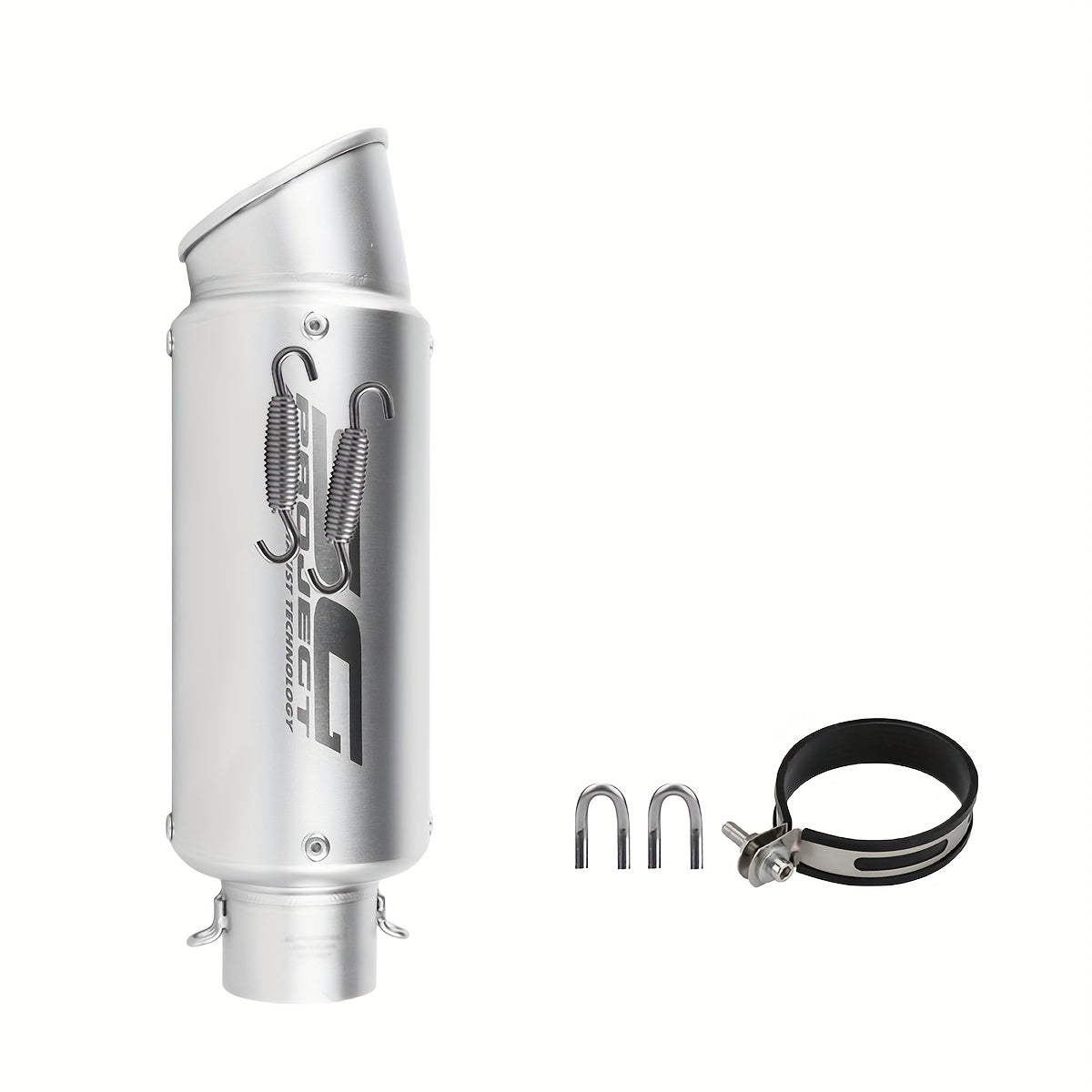 ANMIEN Sturdy Motorcycle Exhaust Pipe - 51/60Mm Diameter, Made of Stainless Steel, Compatible with NMAX 125/155, for Suzuki GSX650F, GSX1250, GSX650R, Motorcycle Exhaust, Enhances Vehicle Performance, Stylish Exhaust Design