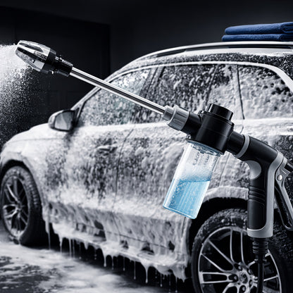 This Is a Robust Car Wash Gun Designed for High Pressure, Made from Sturdy Plastic And Does Not Include a Water Hose. It Comes with an Adjustable Nozzle And Is an Effective Cleaning Device Ideal for Both Motorcycles And Cars