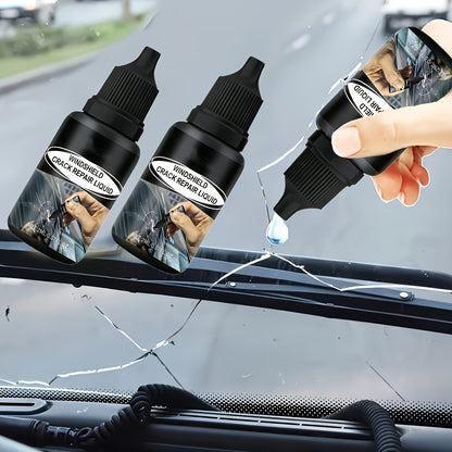 15-Minute Windshield Crack Repair Kit | Save Over $200 Compared to Replacement, Portable Adhesive, Clear Vision, Fix Deep Cracks Without Professional Tools, Fast Results A Father'S Day Gift
