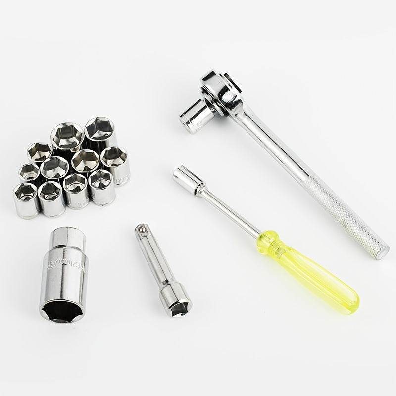 40pcs Socket Wrench Tool Kit - A Professional Hand Tool Set Designed for Various Uses And Easy Upkeep