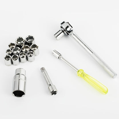 40pcs Socket Wrench Tool Kit - A Professional Hand Tool Set Designed for Various Uses And Easy Upkeep