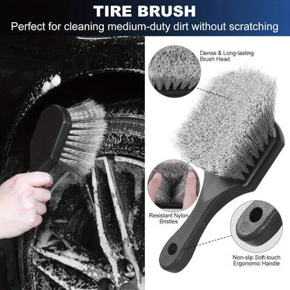 26pcs Car Detailing Brush Set, Car Detailing Kit, Car Detailing Brushes, Car Cleaning Kit, Car Windshield Cleaning Tool, Professional Car Care Kit - Car Wash Brush Kit for Interior Exterior Wheels
