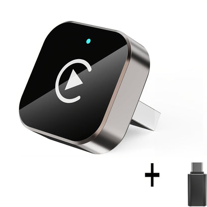 2026 NEW Wireless Carplay Adapter & Android Auto 2026 Upgrade Wired CarPlay to Wireless, 2-in-1 Mini USB Design with Fast Stable Connection Car Play for Apple IOS 10+, Android 11+ Version Car Play Wireless Adapter Carplay Wireless Free Type-C Adapter