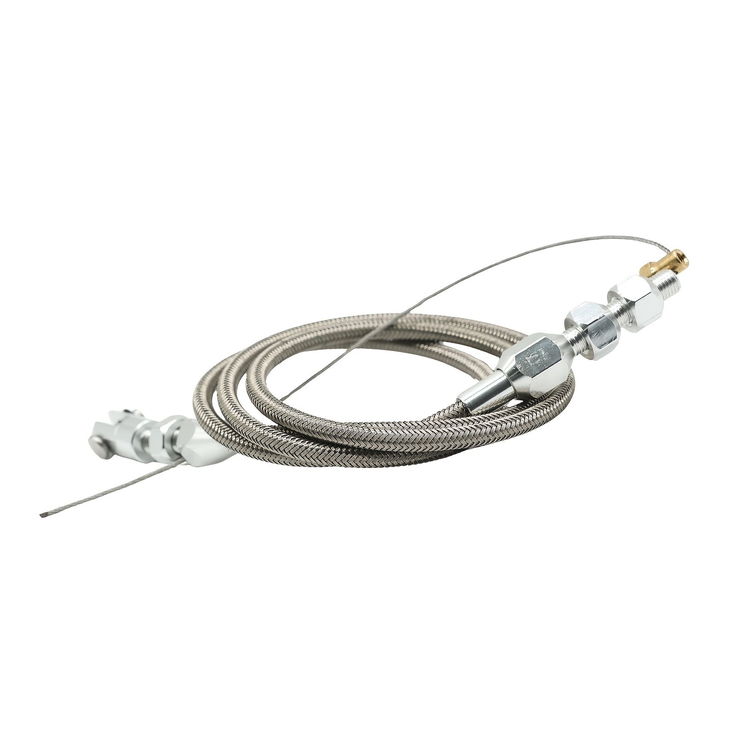 [Stainless Steel Throttle Cable] 36" (91.44Cm) Universal Throttle Cable Stainless Steel Fits for Ford, GM, And More, Without Battery