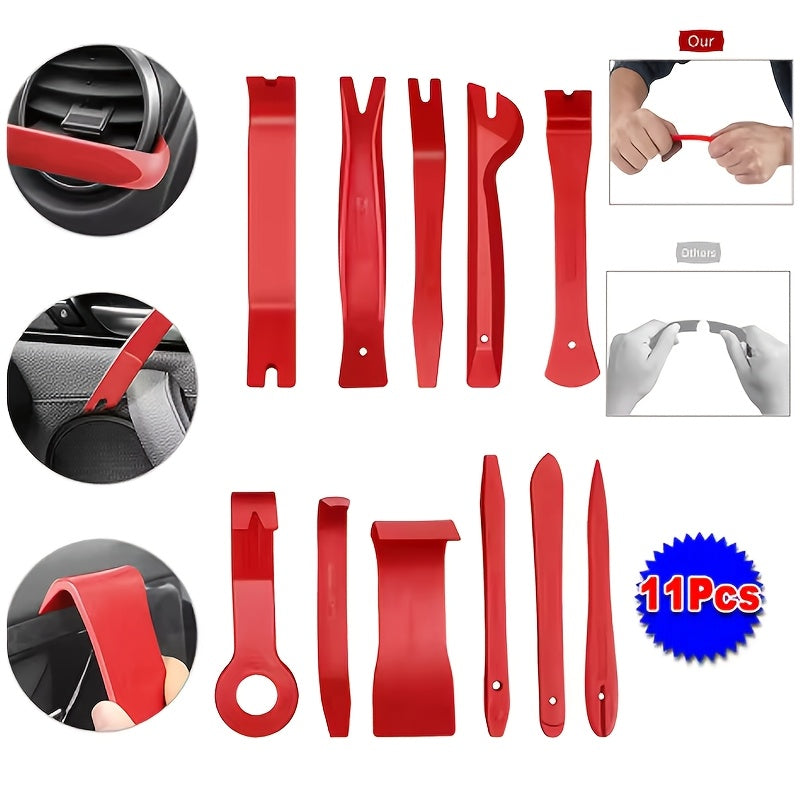 BESPER Car Door Tool Kit Inflatable Air Pump Auto Window Door Open Fixing Gripper Tools Long Reach Kits with Carrying Bag