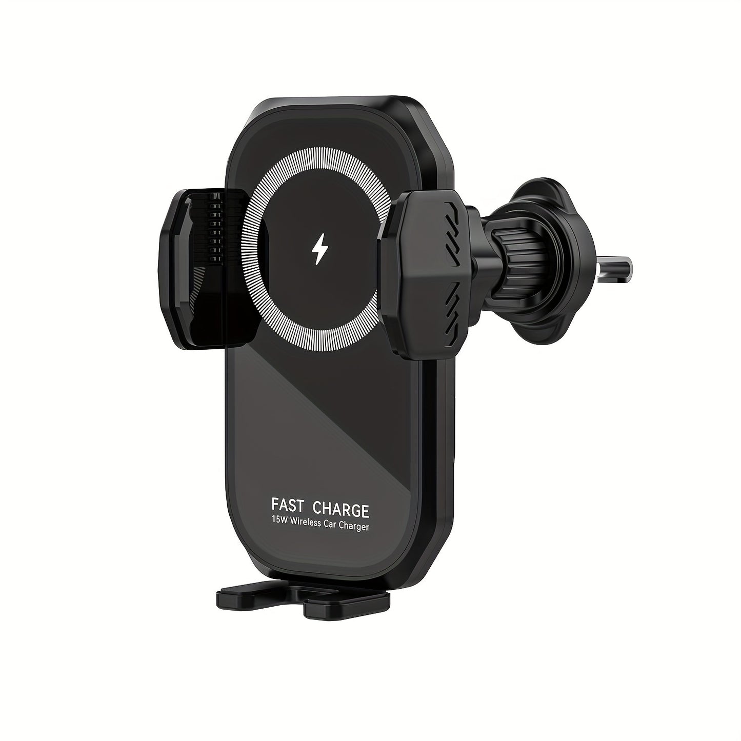 Fast Charging Wireless Car Charger with Auto-Clamping Mount, Compatible with Iphone 16/15/14/13/13 Pro/12 Pro Max/12 Pro/12/11/10 Series And Samsung Galaxy Series, Offering 15W/10W/7.5W Charging Through Air Vent