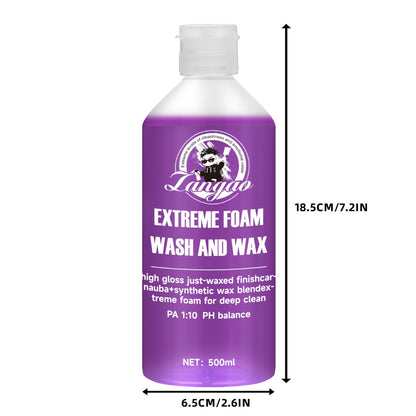 Extreme Bodywash & Wax Car Wash and Wax 2in 1 Car Shampoo Foaming Car Wash Soap Car Wash with Wax Protection High Gloss Car Wash High Foam Car Wash Scratch Free Car Soap PH Balanced Car Shampoo Safe for Ceramic Coating Color Enhancing Wash