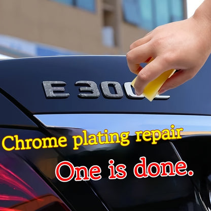 Automobile Chrome Parts Refurbishment And Repair Paste Set - Door Handles And Windows, Car Logo Chrome Bright Strip Repair - Chrome Trim Repair