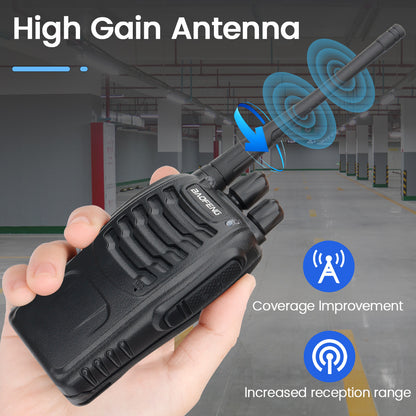 2pcs New Baofeng BF-888S Upgrade Walkie Talkie Wireless Copy Frequency Long Range Portable BF888S Ham Two Way Radio Hunting