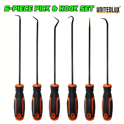 A Set of 4 Or 6pcs Including Pick And Hook Tools, Oil Seals, O-Rings, Seal Gaskets, And Pullers for Car And Bicycle Maintenance. Great for Gifting