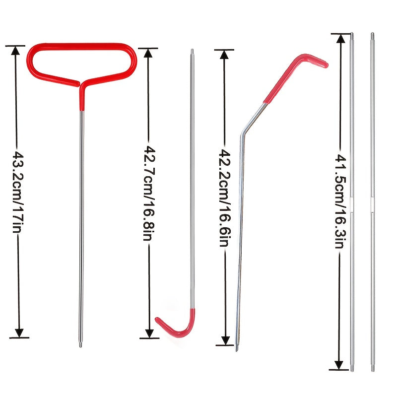BESPER Car Door Tool Kit Inflatable Air Pump Auto Window Door Open Fixing Gripper Tools Long Reach Kits with Carrying Bag