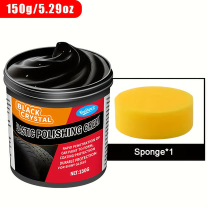 150G/5.29Oz Complete Car Revitalization Set: Restore Plastic, Enhance Interior Shine, Tires & Fix Discoloration - Suitable for Halloween Treats, Christmas Presents