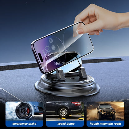 [2025 New Car Mount] 360° Rotating Car Mount Car Phone Holder Stand Upgraded Handsfree Stand Phone Holder for Car Compatible with Iphone Android