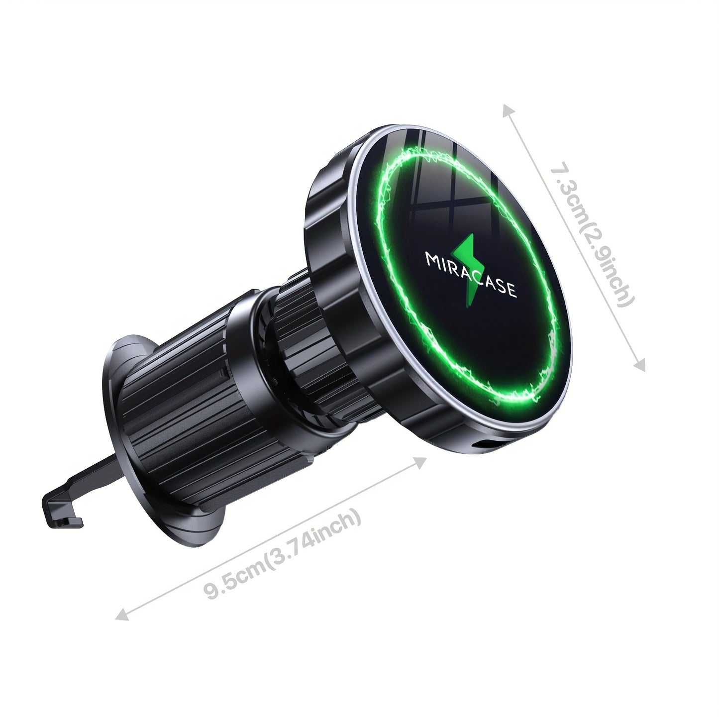 for Magnetic Car Mount Charger, 15W Fast Charging Magnetic Wireless Car Charger, Air Vent Car Phone Holder Charger Only Fit for iPhone 17 Pro Max/16/15/14/13/12 Series And Phones with Magnetic Cases(Note: Not Include Metal Rings)