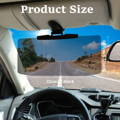 Car Visor Extender, Polarized Anti-Glare UV400 Blocker, Safety Clip Adjustable Extender, Universal, Safe And Comfortable Driving